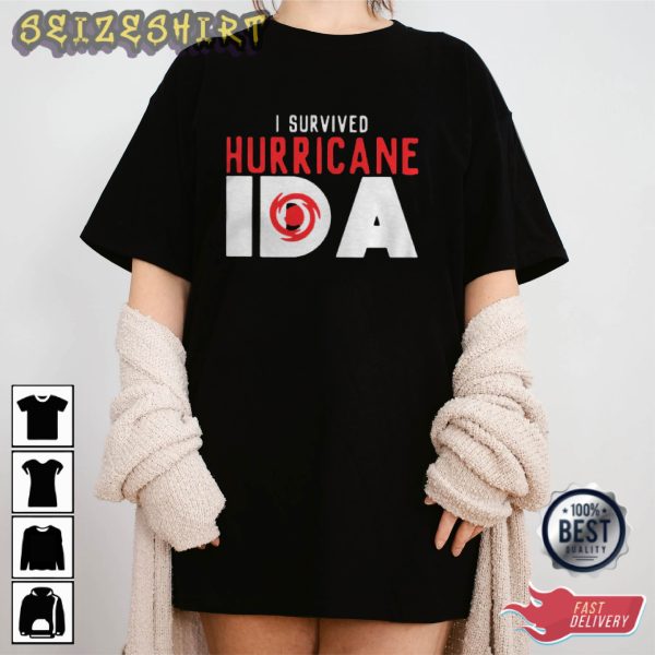 I Survived Hurricane Ian IDA Unisex Cotton Tee