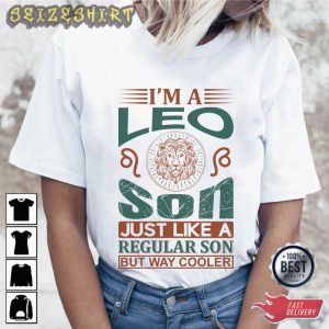 I'm A Leo Son Best Graphic Tee T-Shirt