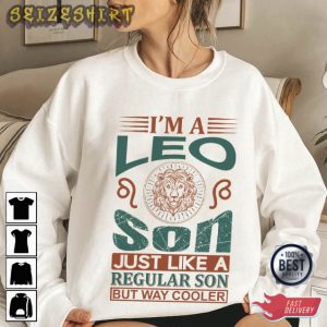 I'm A Leo Son Best Graphic Tee T-Shirt