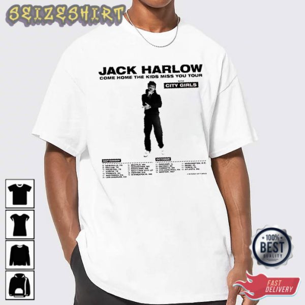 Jack Harlow Come Home The Kids Miss You Tour Music T-Shirt
