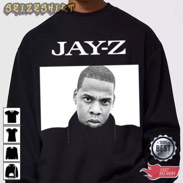 Jay Z Rapper Black And White T-Shirt