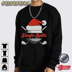 Jingle Balls Golf Christmas Sport T-Shirt