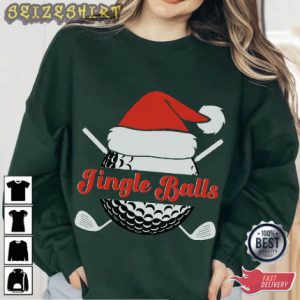 Jingle Balls Golf Christmas Sport T-Shirt