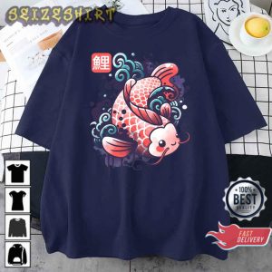 Koi Carp Fish Watercolor Unisex Fishing Lover Gift T-Shirt