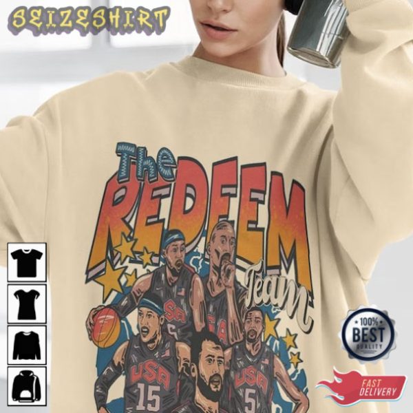 Lebron James Los Angeles Lakers Dream Team Baseketball T-Shirt