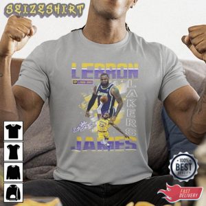 Los Angeles Lakers LeBron JAMES King Basketball fans Gift T-Shirt