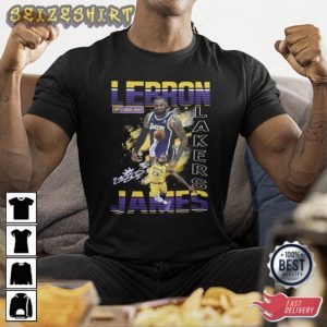 Los Angeles Lakers LeBron JAMES King Basketball fans Gift T-Shirt