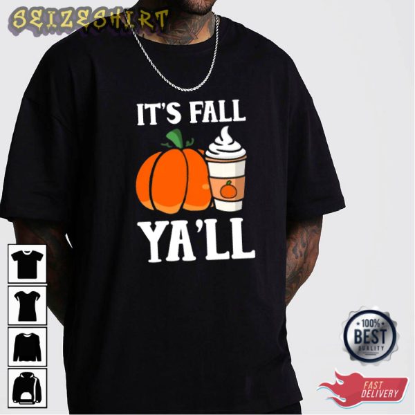 Love Fall Yall Pumpkin Shirt