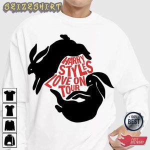 Love On Tour Couple Rabbits Harry Styles T-Shirt