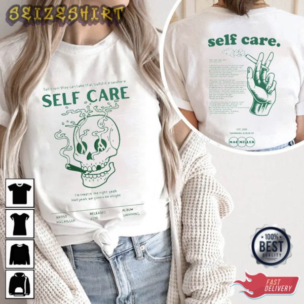 Mac Miller Self Care Music Graphic Tee