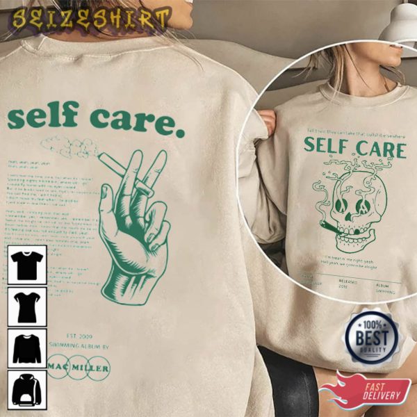 Mac Miller Self Care Music Graphic Tee