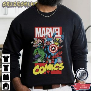 Marvel Comics T-Shirt Design Graphic Tee
