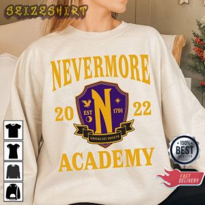 Nevermore Academy New 2022 TV Series Netflix Wednesday Sweatshirt