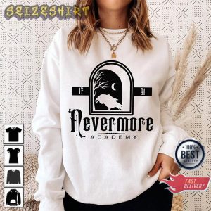 Nevermore Academy Wednesday 2022 Wednesday Addams TV Series Sweatshirt