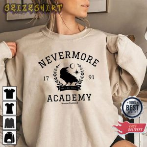 Nevermore Est 1791 Wednesday Addams Wednesday 2022 TV Series Sweatshirt