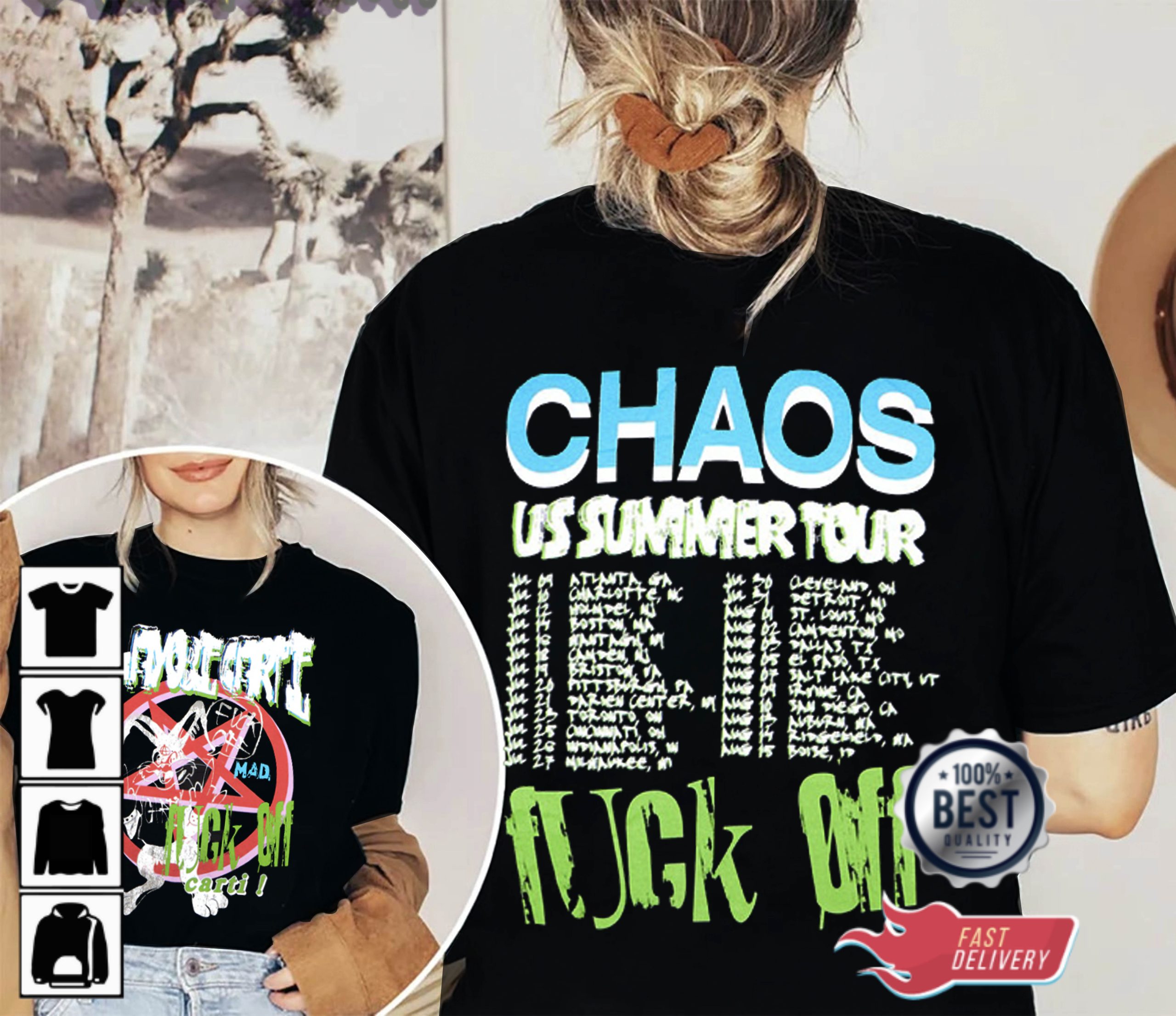 Playboi Carti Album Tour 2023 T-Shirt - Printing Ooze