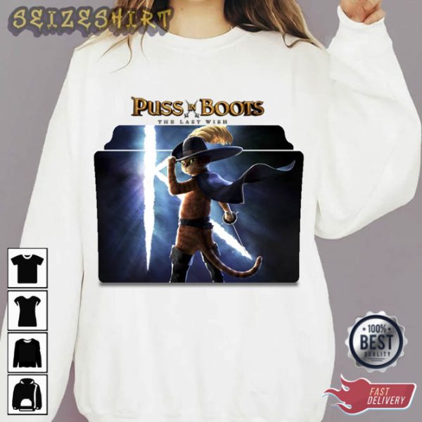 Puss In Boots The Last Wish Trendy Movie T-Shirt