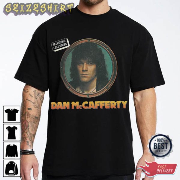 RIP Dan McCafferty Nazareth’s Lead Singer T-Shirt
