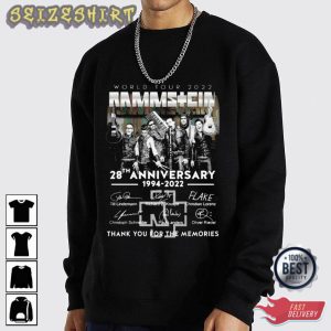 Rammstein 28th Anniversary Trending Graphic Tee