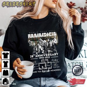 Rammstein 28th Anniversary Trending Graphic Tee