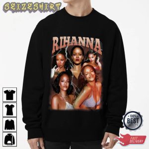 Rihanna Music Graphic Tee T-Shirt Design