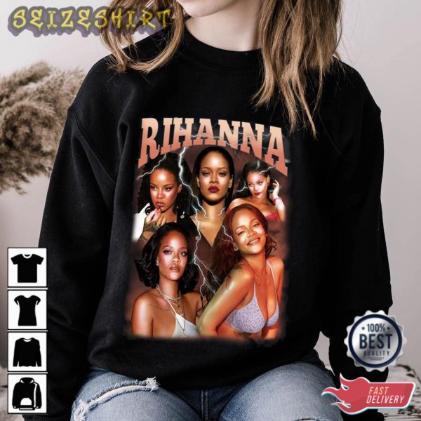 Rihanna Music Graphic Tee T-Shirt Design