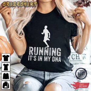 Running It’s In My DNA Hobbies Graphic Tee