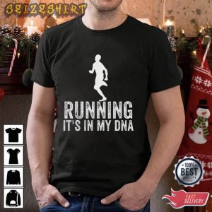 Running It's In My DNA Hobbies Graphic Tee