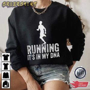 Running It's In My DNA Hobbies Graphic Tee