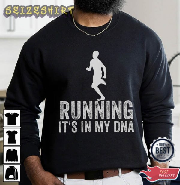 Running It’s In My DNA Hobbies Graphic Tee