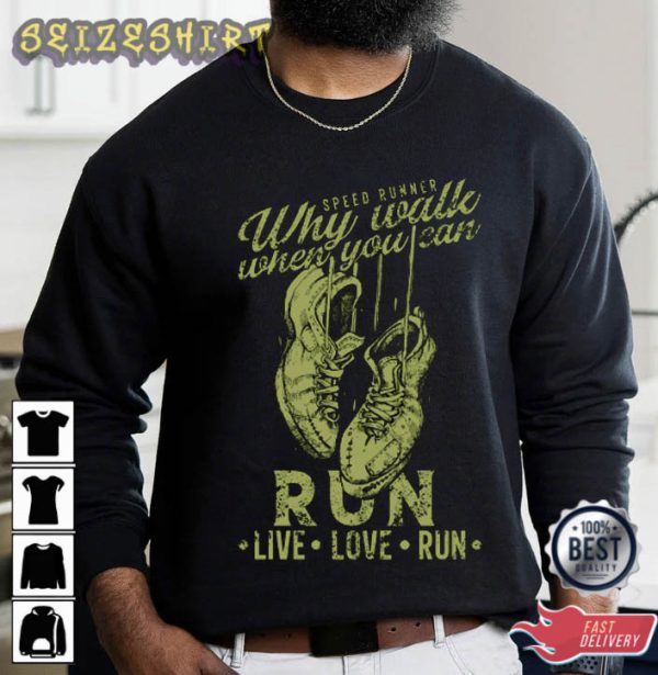 Running Live Love Run T-Shirt Design