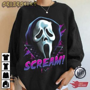 Scream 90s Movie Halloween Graphic Tee