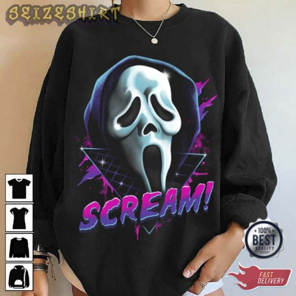 Scream 90s Movie Halloween Graphic Tee