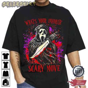 Scream Movie Characters Halloween Movie T-Shirt