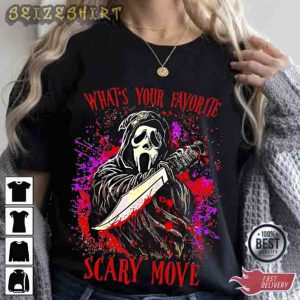 Scream Movie Characters Halloween Movie T-Shirt