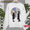 Silhouettes Spiderweb Window Wednesday Addams And Enid Sinclair Sweatshirt