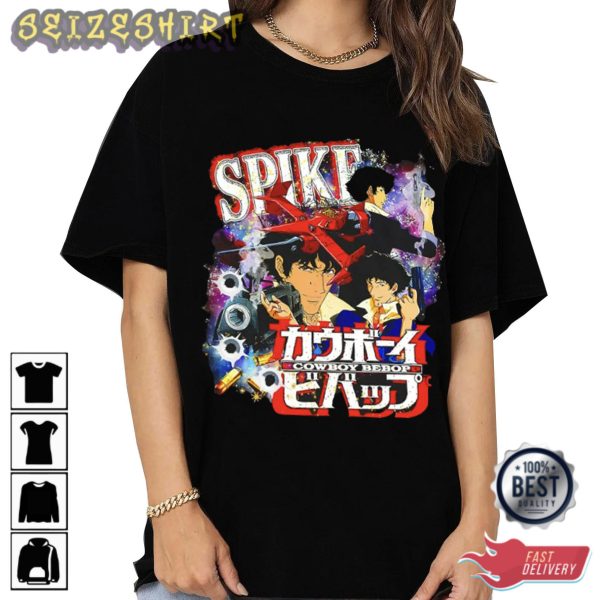 Spike Spiegel Homage Graphic Tee T-Shirt Design