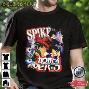 Spike Spiegel Homage Graphic Tee T-Shirt Design