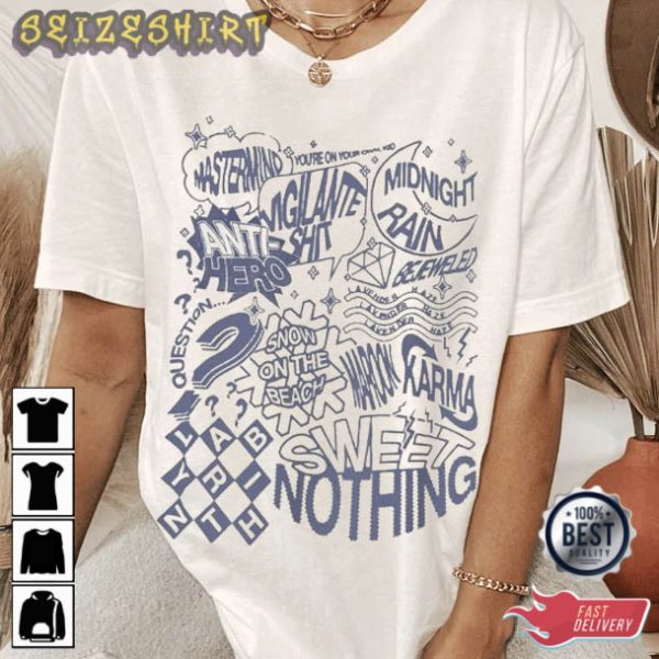 Taylor Midnights Music Unique T-Shirt Graphic Tee