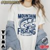 The Best Fishermen Mountain Club Fishing Graphic Tee
