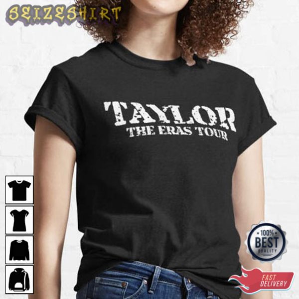 The Eras Tour Basic T-Shirt For Fans