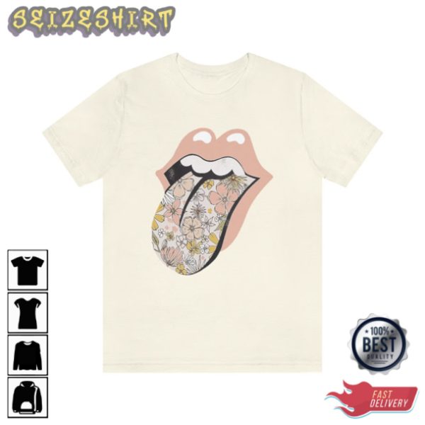 The Rolling Stones English Rock Band Logo Graphic T-shirt