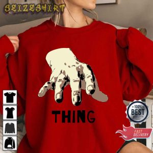 The Thing Addams Family Wednesday Addams Netflix Show Sweatshirt