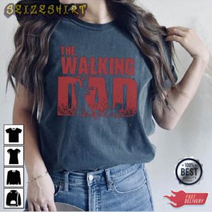 The Walking Dad Hobbies T-Shirt Design