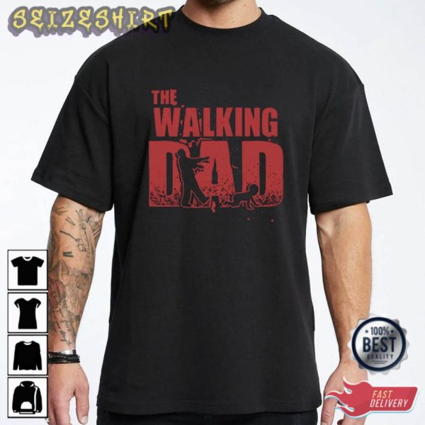 The Walking Dad Hobbies T-Shirt Design