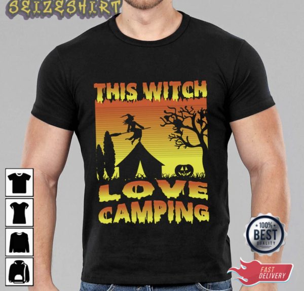This Witch Love Camping T-Shirt Design