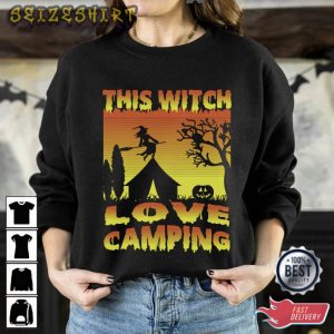This Witch Love Camping T-Shirt Design