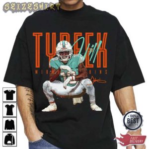 Tyreek Hill Miami Dolphins Football T-Shirt