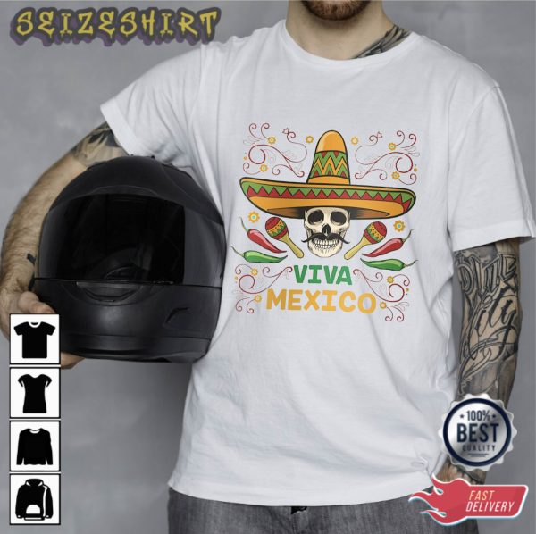 Viva Mexico Independence Day T-Shirt