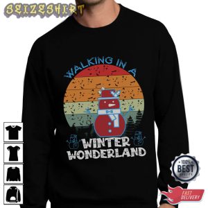 Walking In A Winter Wonderland Hobbies T-Shirt